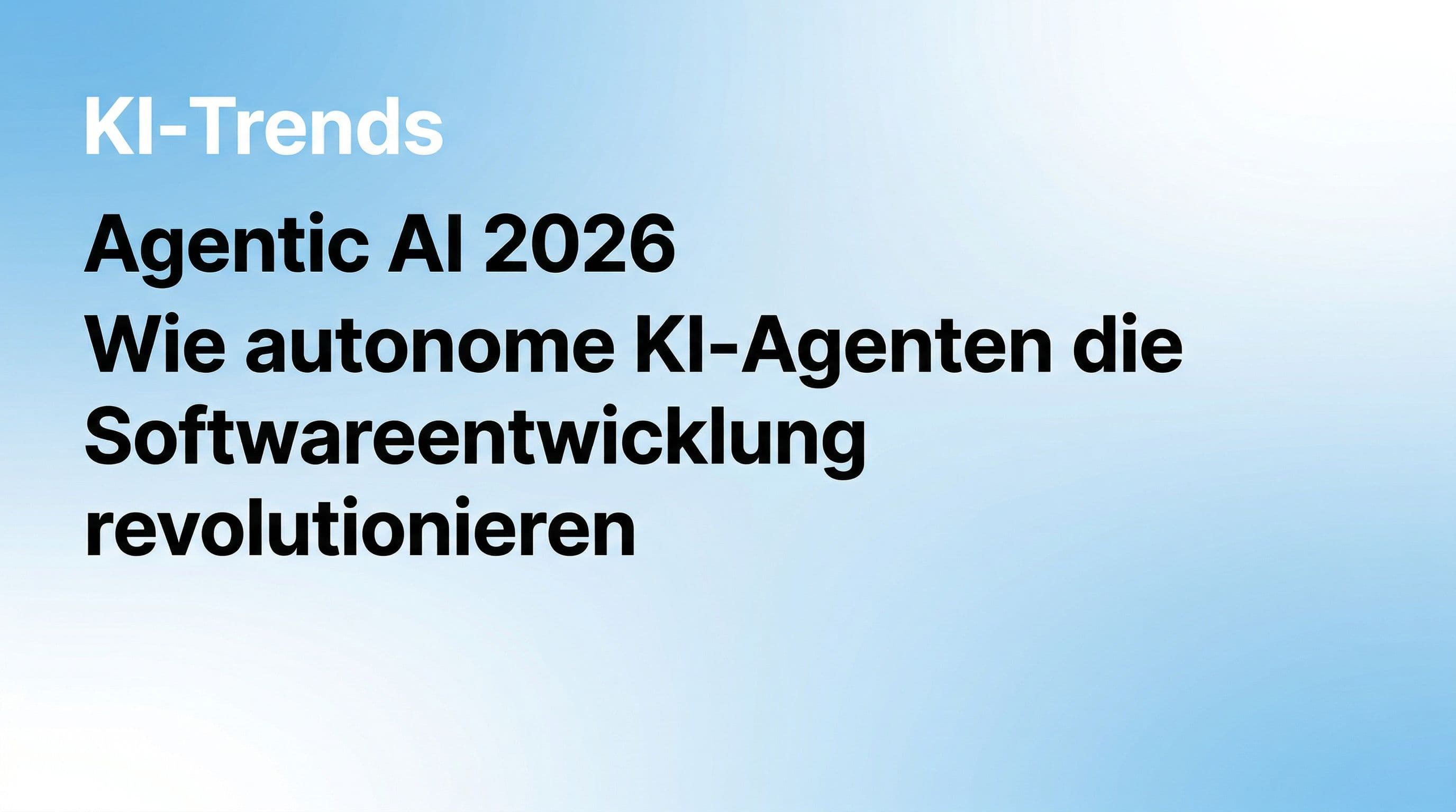 Cover-Bild für Artikel über Agentic AI 2026