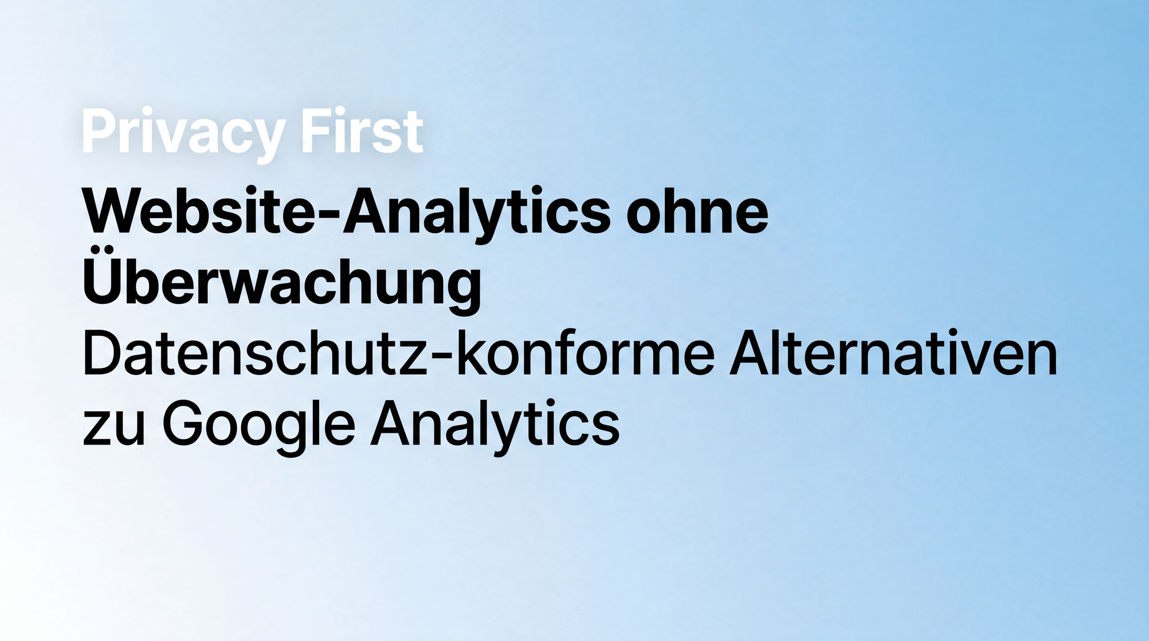 Cover-Bild für Artikel über datenschutz-konforme Website-Analytics